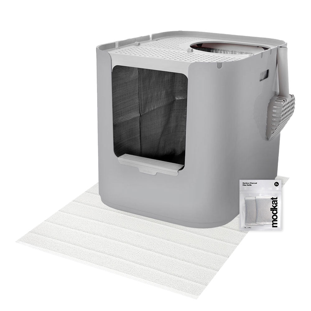 Gray Modkat XL with White Mat
