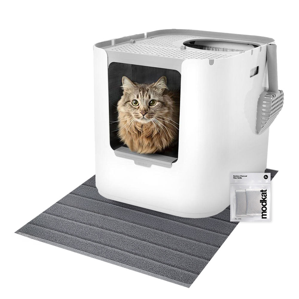 White Modkat XL with Gray Mat